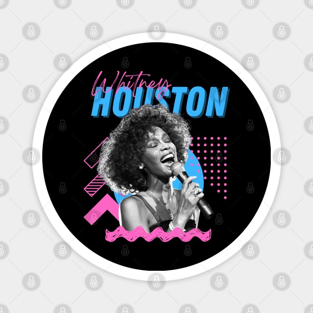 Whitney houston***original retro Magnet by OtakOtak